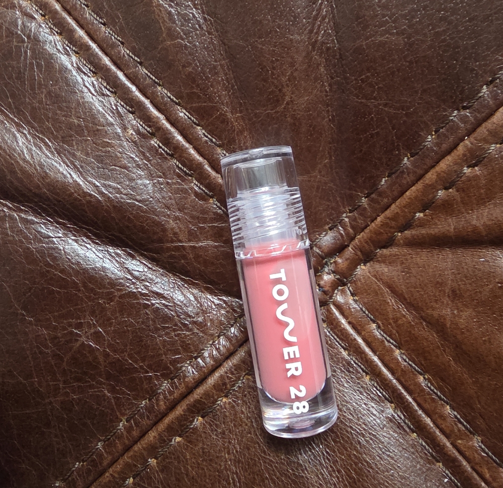 💗5 For $25-Tower 28 Mini Sheer Lip Jelly in Warm Pink Shade Pistachio